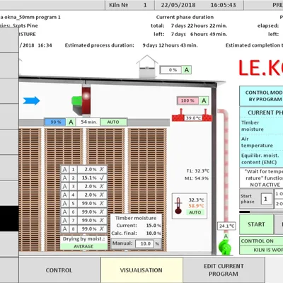 System sterowania suszarnią drewna – zdjęcie 9