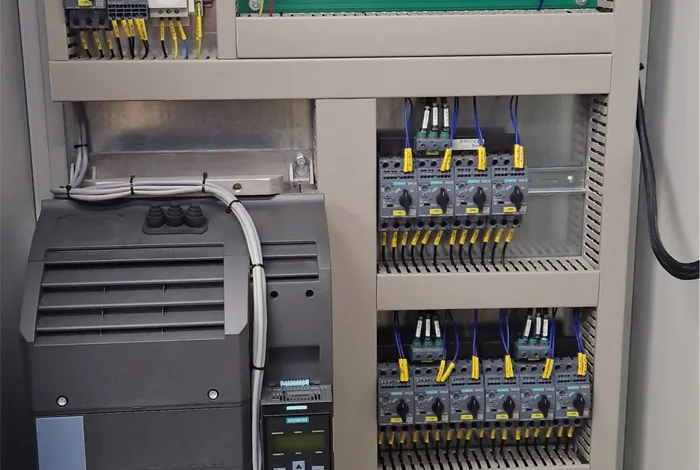 Ekran HMI systemu sterowania suszarnią drewna
