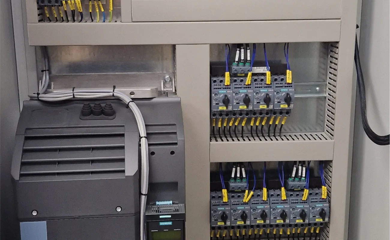 Ekran HMI systemu sterowania PLC